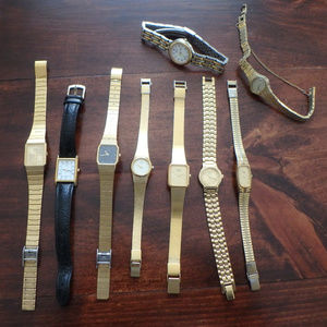 vintage Seiko ladies watch lot 9 pieces